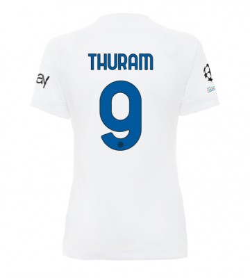 Inter Milan Marcus Thuram #9 Udebanetrøje Dame 2023-24 Kortærmet